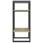 Estantería de 2 niveles contrachapada roble Sonoma 40x30x70 cm de vidaXL, Librerías y estanterías - Ref: Foro24-806410, Preci...