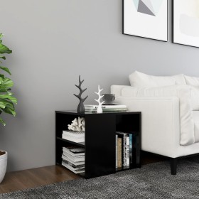 Mesa auxiliar madera contrachapada negro 50x50x45 cm de vidaXL, Mesas auxiliares - Ref: Foro24-806383, Precio: 44,46 €, Descu...