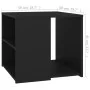 Beistelltisch aus schwarzem Sperrholz, 50 x 50 x 45 cm von vidaXL, Seitentische - Ref: Foro24-806383, Preis: 43,86 €, Rabatt: %