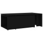Mesa de centro madera contrachapada negro 150x50x35 cm en Mesas de centro | Comprar online en Foru.es