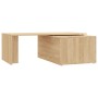Mesa de centro madera contrachapada color roble 150x50x35 cm en Mesas de centro | Comprar online en Foru.es