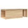 Mesa de centro madera contrachapada color roble 150x50x35 cm en Mesas de centro | Comprar online en Foru.es