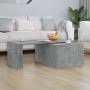 Mesa de centro madera contrachapada gris hormigón 150x50x35 cm en Mesas de centro | Comprar online en Foru.es