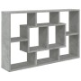 Estantería pared madera ingeniería gris hormigón 85x16x52,5 cm en Armarios y almacenamiento | Comprar online en Foru.es