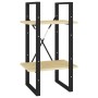 Estantería de 2 niveles madera maciza de pino 40x30x70 cm de vidaXL, Librerías y estanterías - Ref: Foro24-806412, Precio: 32...