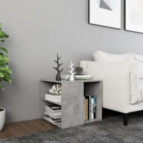 Concrete gray plywood side table 50x50x45 cm by vidaXL, Side tables - Ref: Foro24-806386, Price: 47,02 €, Discount: %