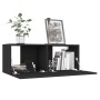 Mueble para TV madera contrachapada negro 80x30x30 cm en Muebles TV | Comprar online en Foru.es