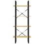 Estantería de 4 niveles madera maciza de pino 60x30x140 cm de vidaXL, Librerías y estanterías - Ref: Foro24-806442, Precio: 5...