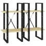 Estantería de 4 niveles madera maciza de pino 40x30x140 cm de vidaXL, Librerías y estanterías - Ref: Foro24-806422, Precio: 5...