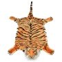 Alfombra afelpada de tigre 144 cm marrón en Alfombras | Comprar online en Foru.es