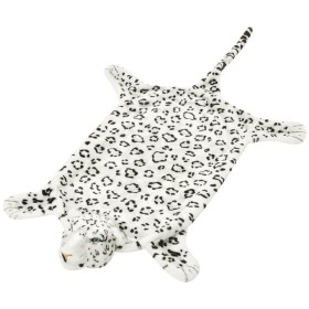 Alfombra afelpada de leopardo 139 cm blanco en Alfombras | Comprar online en Foru.es