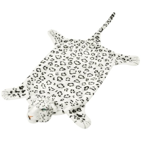 Alfombra afelpada de leopardo 139 cm blanco en Alfombras | Comprar online en Foru.es