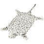 Alfombra afelpada de leopardo 139 cm blanco en Alfombras | Comprar online en Foru.es