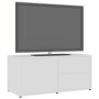 Mueble para TV madera contrachapada blanco 80x34x36 cm en Muebles TV | Comprar online en Foru.es