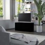 Mueble para TV madera contrachapada negro 80x34x36 cm en Muebles TV | Comprar online en Foru.es