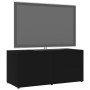 Mueble para TV madera contrachapada negro 80x34x36 cm en Muebles TV | Comprar online en Foru.es