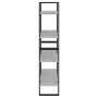 Estantería de 4 niveles contrachapada gris hormigón 80x30x140cm de vidaXL, Librerías y estanterías - Ref: Foro24-806461, Prec...