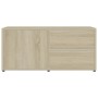 Mueble para TV madera contrachapada color roble 80x34x36 cm en Muebles TV | Comprar online en Foru.es