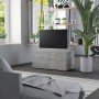 Mueble para TV madera contrachapada gris hormigón 80x34x36 cm en Muebles TV | Comprar online en Foru.es