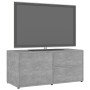 Mueble para TV madera contrachapada gris hormigón 80x34x36 cm en Muebles TV | Comprar online en Foru.es