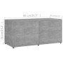 Mueble para TV madera contrachapada gris hormigón 80x34x36 cm en Muebles TV | Comprar online en Foru.es