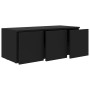 Mueble para TV madera contrachapada negro 80x34x30 cm en Muebles TV | Comprar online en Foru.es