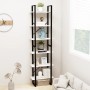Estantería de madera maciza pino blanca 60x30x210 cm de vidaXL, Librerías y estanterías - Ref: Foro24-806523, Precio: 98,48 €...