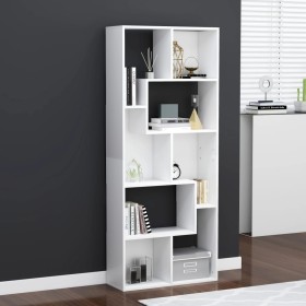 Estantería librería madera contrachapada blanco 67x24x161 cm en Librerías y estanterías | Comprar online en Foru.es