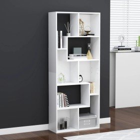 Estantería librería madera contrachapada blanco 67x24x161 cm en Librerías y estanterías | Comprar online en Foru.es