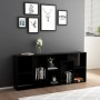 Estantería librería madera contrachapada negro 67x24x161 cm en Librerías y estanterías | Comprar online en Foru.es