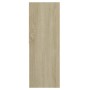 Estantería madera contrachapada color roble Sonoma 67x24x161 cm en Librerías y estanterías | Comprar online en Foru.es
