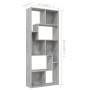 Estantería madera contrachapada gris hormigón 67x24x161 cm en Librerías y estanterías | Comprar online en Foru.es