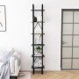 Armario alto madera maciza de pino gris 40x30x210 cm de vidaXL, Librerías y estanterías - Ref: Foro24-806504, Precio: 71,09 €...