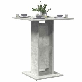 Mesa de bistró de madera contrachapada gris 60x60x75 cm en Mesas de comedor | Comprar online en Foru.es