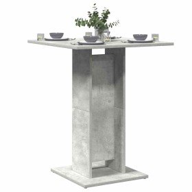 Mesa de bistró de madera contrachapada gris 60x60x75 cm en Mesas de comedor | Comprar online en Foru.es