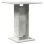 Mesa de bistró de madera contrachapada gris 60x60x75 cm en Mesas de comedor | Comprar online en Foru.es