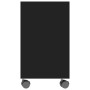 Mesa auxiliar de madera contrachapada negro 70x35x55 cm en Mesas auxiliares | Comprar online en Foru.es