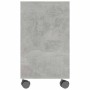 Mesa auxiliar de madera contrachapada gris hormigón 70x35x55 cm en Mesas auxiliares | Comprar online en Foru.es