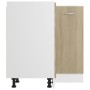 Armario esquinero bajo "Lyon" de roble Sonoma (75,5 x 75,5 x 81,5 cm) en Armarios de cocina | Comprar online en Foru.es