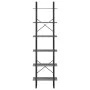 Estantería de madera maciza pino gris 60x30x210 cm de vidaXL, Librerías y estanterías - Ref: Foro24-806524, Precio: 72,47 €, ...