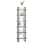 Estantería de madera maciza pino gris 60x30x210 cm de vidaXL, Librerías y estanterías - Ref: Foro24-806524, Precio: 72,47 €, ...