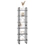 Estantería de madera maciza pino gris 60x30x210 cm de vidaXL, Librerías y estanterías - Ref: Foro24-806524, Precio: 72,47 €, ...
