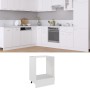 Mueble para horno "Riga" blanco 60x46x81,5 cm de madera de ingeniería en Armarios de cocina | Comprar online en Foru.es