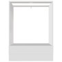 Mueble para horno "Riga" blanco 60x46x81,5 cm de madera de ingeniería en Armarios de cocina | Comprar online en Foru.es