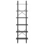 Estantería de madera contrachapada gris 60x30x210 cm de vidaXL, Librerías y estanterías - Ref: Foro24-806519, Precio: 90,02 €...