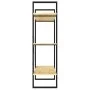 Estantería de 3 niveles madera maciza de pino 100x30x105 cm de vidaXL, Librerías y estanterías - Ref: Foro24-806552, Precio: ...