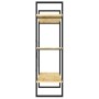 Estantería de 3 niveles madera maciza de pino 100x30x105 cm de vidaXL, Librerías y estanterías - Ref: Foro24-806552, Precio: ...