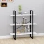 Estantería de madera contrachapada blanco 100x30x105 cm de vidaXL, Librerías y estanterías - Ref: Foro24-806547, Precio: 40,8...