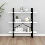 Estantería de madera contrachapada blanco 100x30x105 cm de vidaXL, Librerías y estanterías - Ref: Foro24-806547, Precio: 40,8...