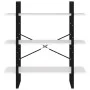 Estantería de madera contrachapada blanco 100x30x105 cm de vidaXL, Librerías y estanterías - Ref: Foro24-806547, Precio: 40,8...
